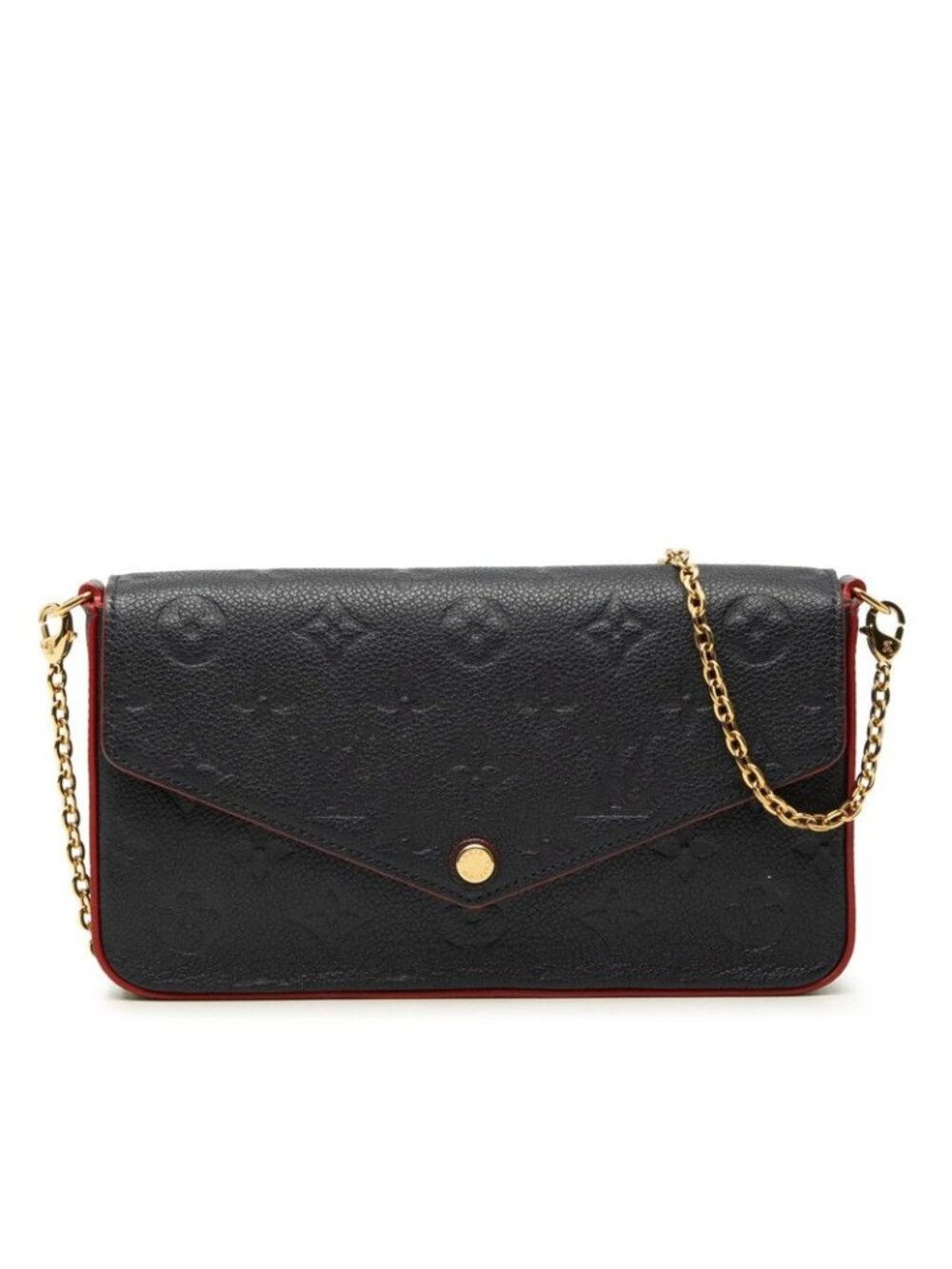 Louis Vuitton Monogram Empreinte Pochette Felicie Crossbody Chain Shoulder Bag